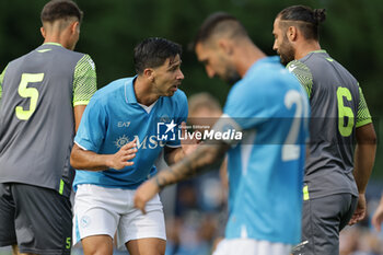 2024-07-16 - Napoli's Argentinian forward Giovanni Simeone looks dejected during friendly match SSC Napoli Anaune val di Non SSC Napoli's 2024-25 preseason training camp in val di sole in Trentino, Dimaro Folgarida

 - NAPOLI VS ANAUNE VAL DI NON - FRIENDLY MATCH - SOCCER