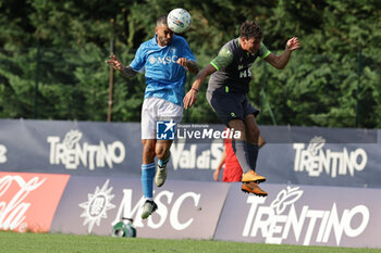 2024-07-16 - Napoli's Italian defender Leonardo Spinazzola during friendly match SSC Napoli Anaune val di Non SSC Napoli's 2024-25 preseason training camp in val di sole in Trentino, Dimaro Folgarida

 - NAPOLI VS ANAUNE VAL DI NON - FRIENDLY MATCH - SOCCER