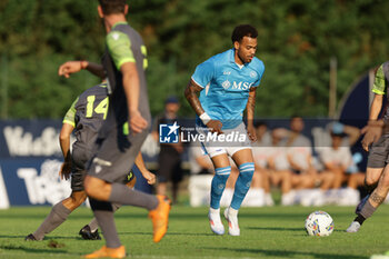 2024-07-16 - Napoli's Belgian forward Cyril Ngonge controls the ball during friendly match SSC Napoli Anaune val di Non SSC Napoli's 2024-25 preseason training camp in val di sole in Trentino, Dimaro Folgarida

 - NAPOLI VS ANAUNE VAL DI NON - FRIENDLY MATCH - SOCCER