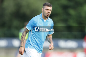 2024-07-16 - Napoli's Italian midfielder Gianluca Gaetano controls the ball during friendly match SSC Napoli Anaune val di Non SSC Napoli's 2024-25 preseason training camp in val di sole in Trentino, Dimaro Folgarida

 - NAPOLI VS ANAUNE VAL DI NON - FRIENDLY MATCH - SOCCER