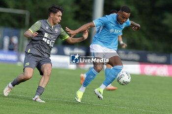 2024-07-16 - Napoli's Brazilian defender Natan controls the ball during friendly match SSC Napoli Anaune val di Non SSC Napoli's 2024-25 preseason training camp in val di sole in Trentino, Dimaro Folgarida

 - NAPOLI VS ANAUNE VAL DI NON - FRIENDLY MATCH - SOCCER