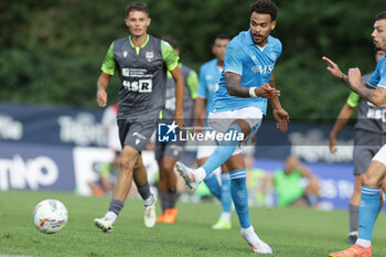 2024-07-16 - Napoli's Belgian forward Cyril Ngonge controls the ball during friendly match SSC Napoli Anaune val di Non SSC Napoli's 2024-25 preseason training camp in val di sole in Trentino, Dimaro Folgarida

 - NAPOLI VS ANAUNE VAL DI NON - FRIENDLY MATCH - SOCCER