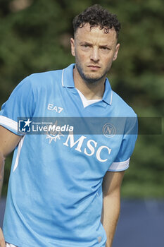 2024-07-16 - Napoli's Kosovar defender Amir Rrahmani during friendly match SSC Napoli Anaune val di Non SSC Napoli's 2024-25 preseason training camp in val di sole in Trentino, Dimaro Folgarida

 - NAPOLI VS ANAUNE VAL DI NON - FRIENDLY MATCH - SOCCER