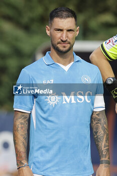 2024-07-16 - Napoli's Italian forward Matteo Politano during friendly match SSC Napoli Anaune val di Non SSC Napoli's 2024-25 preseason training camp in val di sole in Trentino, Dimaro Folgarida

 - NAPOLI VS ANAUNE VAL DI NON - FRIENDLY MATCH - SOCCER