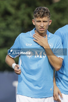 2024-07-16 - Napoli's Danish midfielder Jesper Lindstrom during friendly match SSC Napoli Anaune val di Non SSC Napoli's 2024-25 preseason training camp in val di sole in Trentino, Dimaro Folgarida

 - NAPOLI VS ANAUNE VAL DI NON - FRIENDLY MATCH - SOCCER