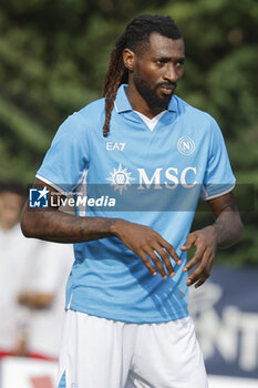 2024-07-16 - Napoli's Cameroonian midfielder Andre Frank Zambo Anguissa during friendly match SSC Napoli Anaune val di Non SSC Napoli's 2024-25 preseason training camp in val di sole in Trentino, Dimaro Folgarida

 - NAPOLI VS ANAUNE VAL DI NON - FRIENDLY MATCH - SOCCER