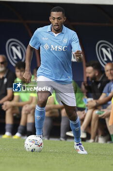 2024-07-16 - Napoli's Brazilian defender Juan Jesus controls the ball during friendly match SSC Napoli Anaune val di Non SSC Napoli's 2024-25 preseason training camp in val di sole in Trentino, Dimaro Folgarida

 - NAPOLI VS ANAUNE VAL DI NON - FRIENDLY MATCH - SOCCER