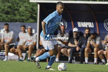 2024-07-16 - Napoli's Italian defender Leonardo Spinazzola controls the ball during friendly match SSC Napoli Anaune val di Non SSC Napoli's 2024-25 preseason training camp in val di sole in Trentino, Dimaro Folgarida

 - NAPOLI VS ANAUNE VAL DI NON - FRIENDLY MATCH - SOCCER