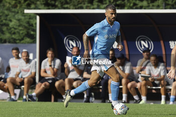 2024-07-16 - Napoli's Italian defender Leonardo Spinazzola controls the ball during friendly match SSC Napoli Anaune val di Non SSC Napoli's 2024-25 preseason training camp in val di sole in Trentino, Dimaro Folgarida

 - NAPOLI VS ANAUNE VAL DI NON - FRIENDLY MATCH - SOCCER