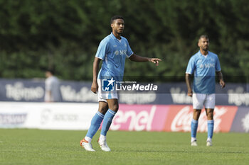 2024-07-16 - Napoli's Swedish midfielder Jens Cajuste gesticulate during friendly match SSC Napoli Anaune val di Non SSC Napoli's 2024-25 preseason training camp in val di sole in Trentino, Dimaro Folgarida

 - NAPOLI VS ANAUNE VAL DI NON - FRIENDLY MATCH - SOCCER