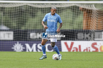 2024-07-16 - Napoli's Italian defender Pasquale Mazzocchi controls the ball during friendly match SSC Napoli Anaune val di Non SSC Napoli's 2024-25 preseason training camp in val di sole in Trentino, Dimaro Folgarida

 - NAPOLI VS ANAUNE VAL DI NON - FRIENDLY MATCH - SOCCER