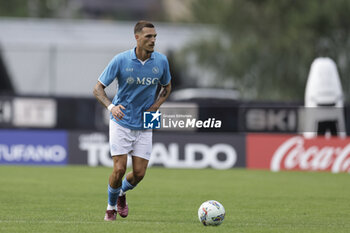 2024-07-16 - Napoli's Spanish defender Rafa Marin during friendly match SSC Napoli Anaune val di Non SSC Napoli's 2024-25 preseason training camp in val di sole in Trentino, Dimaro Folgarida

 - NAPOLI VS ANAUNE VAL DI NON - FRIENDLY MATCH - SOCCER