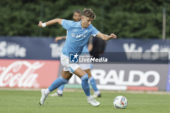 2024-07-16 - Napoli's Danish midfielder Jesper Lindstrom during friendly match SSC Napoli Anaune val di Non SSC Napoli's 2024-25 preseason training camp in val di sole in Trentino, Dimaro Folgarida

 - NAPOLI VS ANAUNE VAL DI NON - FRIENDLY MATCH - SOCCER