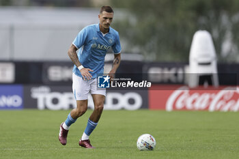 2024-07-16 - Napoli's Spanish defender Rafa Marin controls the ball during friendly match SSC Napoli Anaune val di Non SSC Napoli's 2024-25 preseason training camp in val di sole in Trentino, Dimaro Folgarida

 - NAPOLI VS ANAUNE VAL DI NON - FRIENDLY MATCH - SOCCER