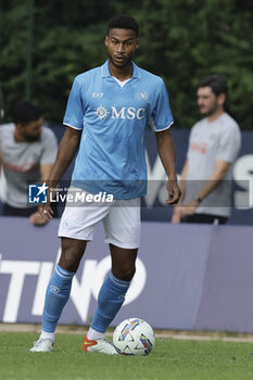 2024-07-16 - Napoli's Swedish midfielder Jens Cajuste controls the ball during friendly match SSC Napoli Anaune val di Non SSC Napoli's 2024-25 preseason training camp in val di sole in Trentino, Dimaro Folgarida

 - NAPOLI VS ANAUNE VAL DI NON - FRIENDLY MATCH - SOCCER