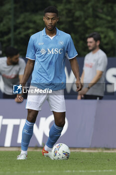 2024-07-16 - Napoli's Swedish midfielder Jens Cajuste controls the ball during friendly match SSC Napoli Anaune val di Non SSC Napoli's 2024-25 preseason training camp in val di sole in Trentino, Dimaro Folgarida

 - NAPOLI VS ANAUNE VAL DI NON - FRIENDLY MATCH - SOCCER