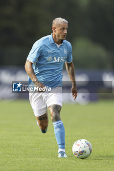 2024-07-16 - Napoli's Italian defender Pasquale Mazzocchi controls the ball during friendly match SSC Napoli Anaune val di Non SSC Napoli's 2024-25 preseason training camp in val di sole in Trentino, Dimaro Folgarida

 - NAPOLI VS ANAUNE VAL DI NON - FRIENDLY MATCH - SOCCER