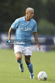 2024-07-16 - Napoli's Italian defender Pasquale Mazzocchi controls the ball during friendly match SSC Napoli Anaune val di Non SSC Napoli's 2024-25 preseason training camp in val di sole in Trentino, Dimaro Folgarida

 - NAPOLI VS ANAUNE VAL DI NON - FRIENDLY MATCH - SOCCER