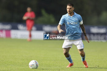 2024-07-16 - Napoli's Italian forward Matteo Politano controls the ball during friendly match SSC Napoli Anaune val di Non SSC Napoli's 2024-25 preseason training camp in val di sole in Trentino, Dimaro Folgarida

 - NAPOLI VS ANAUNE VAL DI NON - FRIENDLY MATCH - SOCCER