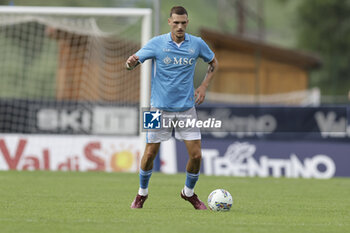 2024-07-16 - Napoli's Spanish defender Rafa Marin controls the ball during friendly match SSC Napoli Anaune val di Non SSC Napoli's 2024-25 preseason training camp in val di sole in Trentino, Dimaro Folgarida

 - NAPOLI VS ANAUNE VAL DI NON - FRIENDLY MATCH - SOCCER