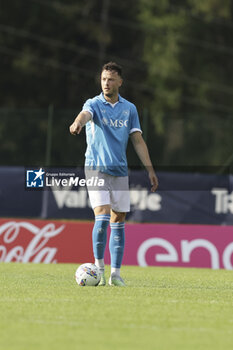 2024-07-16 - Napoli's Kosovar defender Amir Rrahmani controls the ball during friendly match SSC Napoli Anaune val di Non SSC Napoli's 2024-25 preseason training camp in val di sole in Trentino, Dimaro Folgarida

 - NAPOLI VS ANAUNE VAL DI NON - FRIENDLY MATCH - SOCCER