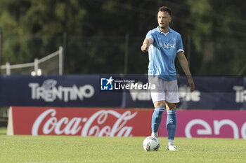 2024-07-16 - Napoli's Kosovar defender Amir Rrahmani controls the ball during friendly match SSC Napoli Anaune val di Non SSC Napoli's 2024-25 preseason training camp in val di sole in Trentino, Dimaro Folgarida

 - NAPOLI VS ANAUNE VAL DI NON - FRIENDLY MATCH - SOCCER