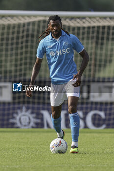 2024-07-16 - Napoli's Cameroonian midfielder Andre Frank Zambo Anguissa controls the ball during friendly match SSC Napoli Anaune val di Non SSC Napoli's 2024-25 preseason training camp in val di sole in Trentino, Dimaro Folgarida

 - NAPOLI VS ANAUNE VAL DI NON - FRIENDLY MATCH - SOCCER