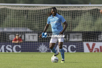 2024-07-16 - Napoli's Cameroonian midfielder Andre Frank Zambo Anguissa controls the ball during friendly match SSC Napoli Anaune val di Non SSC Napoli's 2024-25 preseason training camp in val di sole in Trentino, Dimaro Folgarida

 - NAPOLI VS ANAUNE VAL DI NON - FRIENDLY MATCH - SOCCER