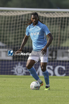 2024-07-16 - Napoli's Cameroonian midfielder Andre Frank Zambo Anguissa controls the ball during friendly match SSC Napoli Anaune val di Non SSC Napoli's 2024-25 preseason training camp in val di sole in Trentino, Dimaro Folgarida

 - NAPOLI VS ANAUNE VAL DI NON - FRIENDLY MATCH - SOCCER