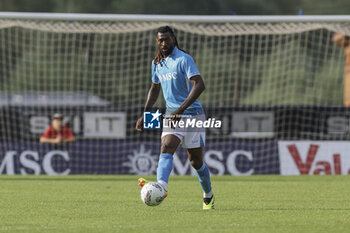 2024-07-16 - Napoli's Cameroonian midfielder Andre Frank Zambo Anguissa controls the ball during friendly match SSC Napoli Anaune val di Non SSC Napoli's 2024-25 preseason training camp in val di sole in Trentino, Dimaro Folgarida

 - NAPOLI VS ANAUNE VAL DI NON - FRIENDLY MATCH - SOCCER