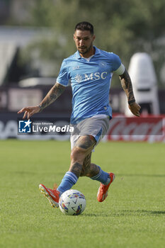 2024-07-16 - Napoli's Italian forward Matteo Politano controls the ball during friendly match SSC Napoli Anaune val di Non SSC Napoli's 2024-25 preseason training camp in val di sole in Trentino, Dimaro Folgarida

 - NAPOLI VS ANAUNE VAL DI NON - FRIENDLY MATCH - SOCCER