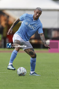 2024-07-16 - Napoli's Italian defender Pasquale Mazzocchi controls the ball during friendly match SSC Napoli Anaune val di Non SSC Napoli's 2024-25 preseason training camp in val di sole in Trentino, Dimaro Folgarida

 - NAPOLI VS ANAUNE VAL DI NON - FRIENDLY MATCH - SOCCER