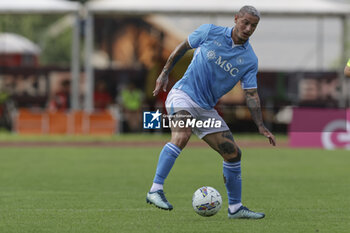 2024-07-16 - Napoli's Italian defender Pasquale Mazzocchi controls the ball during friendly match SSC Napoli Anaune val di Non SSC Napoli's 2024-25 preseason training camp in val di sole in Trentino, Dimaro Folgarida

 - NAPOLI VS ANAUNE VAL DI NON - FRIENDLY MATCH - SOCCER