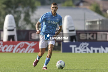 2024-07-16 - Napoli's Spanish defender Rafa Marin controls the ball during friendly match SSC Napoli Anaune val di Non SSC Napoli's 2024-25 preseason training camp in val di sole in Trentino, Dimaro Folgarida

 - NAPOLI VS ANAUNE VAL DI NON - FRIENDLY MATCH - SOCCER