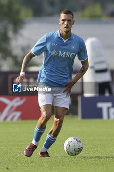 2024-07-16 - Napoli's Spanish defender Rafa Marin controls the ball during friendly match SSC Napoli Anaune val di Non SSC Napoli's 2024-25 preseason training camp in val di sole in Trentino, Dimaro Folgarida

 - NAPOLI VS ANAUNE VAL DI NON - FRIENDLY MATCH - SOCCER