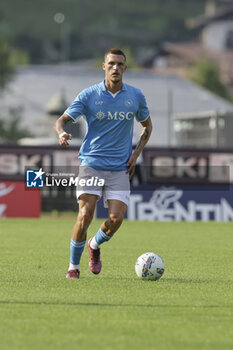 2024-07-16 - Napoli's Spanish defender Rafa Marin controls the ball during friendly match SSC Napoli Anaune val di Non SSC Napoli's 2024-25 preseason training camp in val di sole in Trentino, Dimaro Folgarida

 - NAPOLI VS ANAUNE VAL DI NON - FRIENDLY MATCH - SOCCER