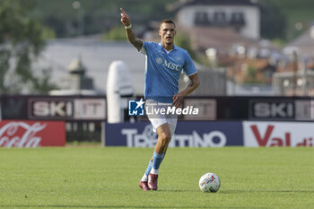 2024-07-16 - Napoli's Spanish defender Rafa Marin controls the ball during friendly match SSC Napoli Anaune val di Non SSC Napoli's 2024-25 preseason training camp in val di sole in Trentino, Dimaro Folgarida

 - NAPOLI VS ANAUNE VAL DI NON - FRIENDLY MATCH - SOCCER