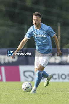 2024-07-16 - Napoli's Kosovar defender Amir Rrahmani controls the ball during friendly match SSC Napoli Anaune val di Non SSC Napoli's 2024-25 preseason training camp in val di sole in Trentino, Dimaro Folgarida

 - NAPOLI VS ANAUNE VAL DI NON - FRIENDLY MATCH - SOCCER