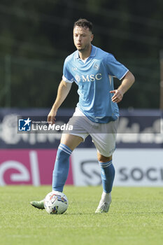 2024-07-16 - Napoli's Kosovar defender Amir Rrahmani controls the ball during friendly match SSC Napoli Anaune val di Non SSC Napoli's 2024-25 preseason training camp in val di sole in Trentino, Dimaro Folgarida

 - NAPOLI VS ANAUNE VAL DI NON - FRIENDLY MATCH - SOCCER