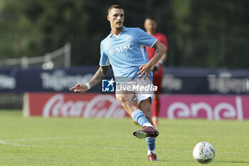 2024-07-16 - Napoli's Spanish defender Rafa Marin controls the ball during friendly match SSC Napoli Anaune val di Non SSC Napoli's 2024-25 preseason training camp in val di sole in Trentino, Dimaro Folgarida

 - NAPOLI VS ANAUNE VAL DI NON - FRIENDLY MATCH - SOCCER