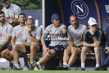 2024-07-16 - Napoli’s Italian coach Antonio Conte gesticulate during friendly match SSC Napoli Anaune val di Non SSC Napoli's 2024-25 preseason training camp in val di sole in Trentino, Dimaro Folgarida

 - NAPOLI VS ANAUNE VAL DI NON - FRIENDLY MATCH - SOCCER