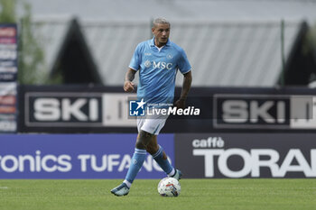 2024-07-16 - Napoli's Italian defender Pasquale Mazzocchi controls the ball during friendly match SSC Napoli Anaune val di Non SSC Napoli's 2024-25 preseason training camp in val di sole in Trentino, Dimaro Folgarida

 - NAPOLI VS ANAUNE VAL DI NON - FRIENDLY MATCH - SOCCER