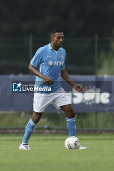 2024-07-16 - Napoli's Brazilian defender Juan Jesus controls the ball during friendly match SSC Napoli Anaune val di Non SSC Napoli's 2024-25 preseason training camp in val di sole in Trentino, Dimaro Folgarida

 - NAPOLI VS ANAUNE VAL DI NON - FRIENDLY MATCH - SOCCER