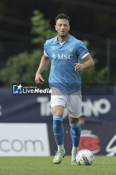 2024-07-16 - Napoli's Kosovar defender Amir Rrahmani controls the ball during friendly match SSC Napoli Anaune val di Non SSC Napoli's 2024-25 preseason training camp in val di sole in Trentino, Dimaro Folgarida

 - NAPOLI VS ANAUNE VAL DI NON - FRIENDLY MATCH - SOCCER