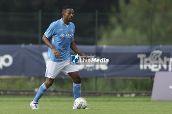 2024-07-16 - Napoli's Brazilian defender Juan Jesus controls the ball during friendly match SSC Napoli Anaune val di Non SSC Napoli's 2024-25 preseason training camp in val di sole in Trentino, Dimaro Folgarida

 - NAPOLI VS ANAUNE VAL DI NON - FRIENDLY MATCH - SOCCER