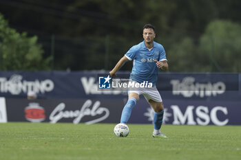 2024-07-16 - Napoli's Kosovar defender Amir Rrahmani controls the ball during friendly match SSC Napoli Anaune val di Non SSC Napoli's 2024-25 preseason training camp in val di sole in Trentino, Dimaro Folgarida

 - NAPOLI VS ANAUNE VAL DI NON - FRIENDLY MATCH - SOCCER