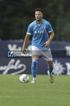 2024-07-16 - Napoli's Kosovar defender Amir Rrahmani controls the ball during friendly match SSC Napoli Anaune val di Non SSC Napoli's 2024-25 preseason training camp in val di sole in Trentino, Dimaro Folgarida

 - NAPOLI VS ANAUNE VAL DI NON - FRIENDLY MATCH - SOCCER