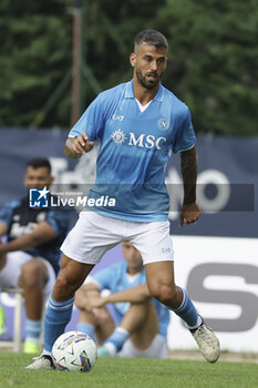 2024-07-16 - Napoli's Italian defender Leonardo Spinazzola controls the ball during friendly match SSC Napoli Anaune val di Non SSC Napoli's 2024-25 preseason training camp in val di sole in Trentino, Dimaro Folgarida

 - NAPOLI VS ANAUNE VAL DI NON - FRIENDLY MATCH - SOCCER