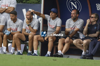 2024-07-16 - Napoli’s Italian coach Antonio Conte gesticulate during friendly match SSC Napoli Anaune val di Non SSC Napoli's 2024-25 preseason training camp in val di sole in Trentino, Dimaro Folgarida

 - NAPOLI VS ANAUNE VAL DI NON - FRIENDLY MATCH - SOCCER