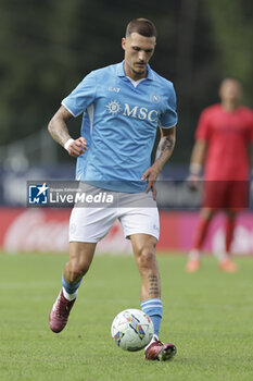 2024-07-16 - Napoli's Spanish defender Rafa Marin controls the ball during friendly match SSC Napoli Anaune val di Non SSC Napoli's 2024-25 preseason training camp in val di sole in Trentino, Dimaro Folgarida

 - NAPOLI VS ANAUNE VAL DI NON - FRIENDLY MATCH - SOCCER